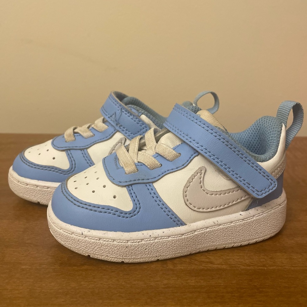 Nike Light Blue, white and gray Sneakers